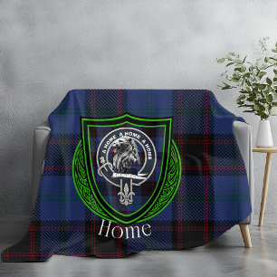 Heimatkilt des schottischen Clans Crest Fleecedecke