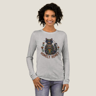 Heimeliges Katzendesign Tri-Blend Shirt