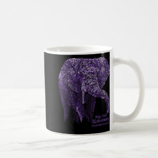 Heimer Awareness und gibt Lila Elefanten Kaffeetasse