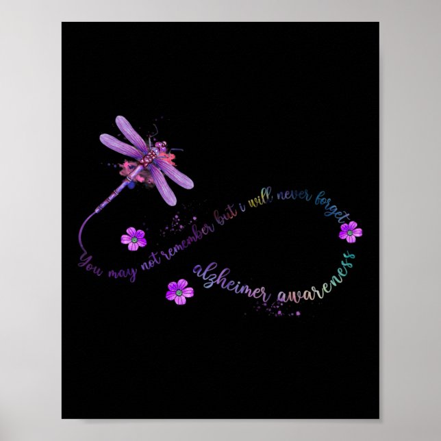 Heimerheimer Awareness Dragonfly Sie dürfen nicht  Poster (Vorne)