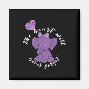 Heimerheimer Awareness Montag I Endheimer Lila Ri Magnet
