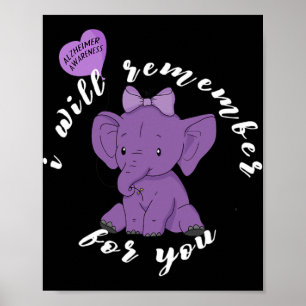 Heimerheimer Awareness Montag I Endheimer Lila Ri Poster