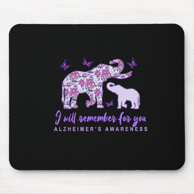 Heimerheimer Awareness Niedlich Elephant, an den i Mousepad (Vorne)