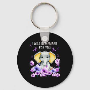 Heimerheimer Awareness Niedlich Elephant I will da Schlüsselanhänger
