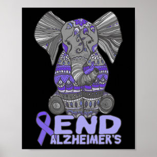 Heimerheimer Awareness Shirts and Gifts Lila Ele Poster