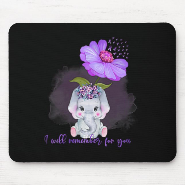 Heimerheimer Bewusstsein Süßer Elefant Ich Werde M Mousepad (Vorne)
