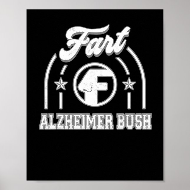 Heimerheimer Bush Furz Funny Poster (Vorne)