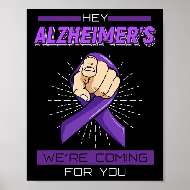 "Heimerheimer Disease Shirt Brain Memory Loss Deme Poster (Vorne)