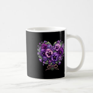 Heimerheimer Lila Blütenpansy Demenz Heimerhe Kaffeetasse