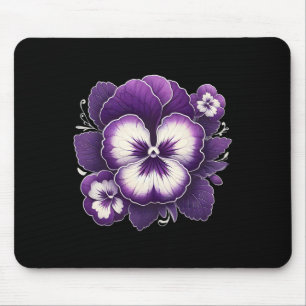 Heimerheimer Lila Blütenpansy Demenz Heimerhe Mousepad