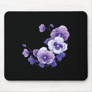 Heimerheimer Lila-Floral-Pansy Heimerheimer's Aw Mousepad