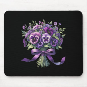 Heimerheimer Lila Florale Stiefmütterchen Demenz H Mousepad