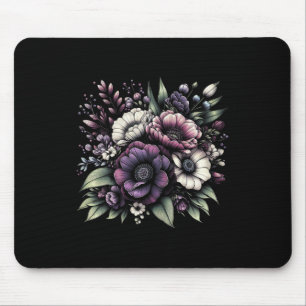 Heimerheimer Violette Florale Stiefmütterchen Deme Mousepad