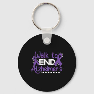Heimerheimer Walk Dementia Warrior Lila Band A Schlüsselanhänger