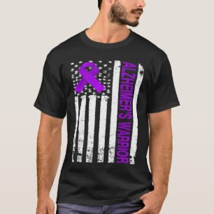 Heimerheimer Warrier Awareness - US-Flagge Lila R T-Shirt