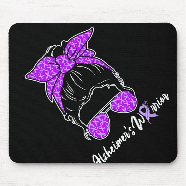 Heimerheimer's Awareness A Messy Bun Heimerheimer Mousepad (Vorne)