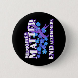 Heimerheimer's Awareness and Gifts Lila Band A Button