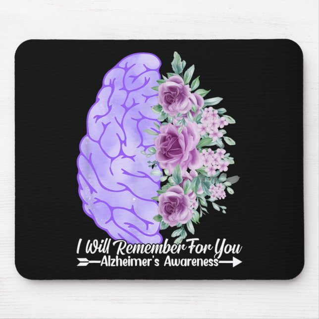 Heimerheimer's Awareness Ich werde mich für Sie er Mousepad (Vorne)