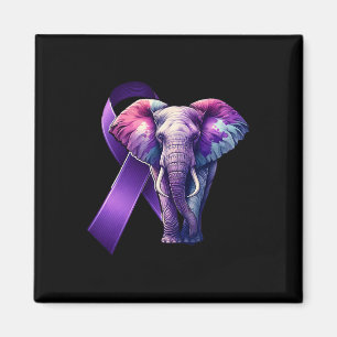 Heimerheimer's Awareness Support Lila Niedlichen E Magnet