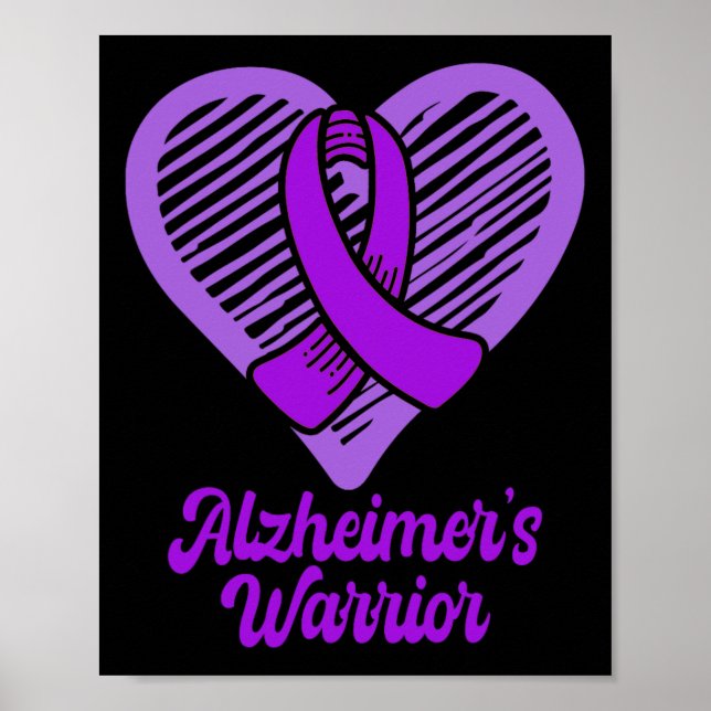 Heimerheimer's Warrior Heimerheimer Awareness-Supp Poster (Vorne)