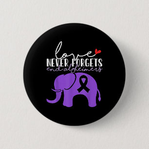 Heimers Awareness Liebe Vergisst End Heimers nie _ Button