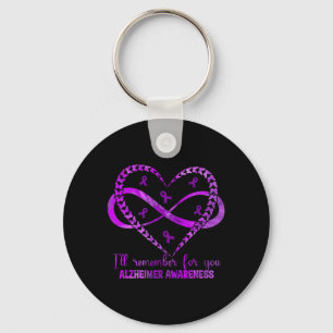 Heimer's Awareness Lila Ribbon Dementia Mama Vater Schlüsselanhänger