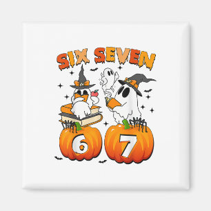 Heimgesucht 67 Meme Six Seven 6-7 Lustiger Interne Magnet