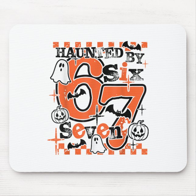 Heimgesucht 67 Meme Six Seven 6-7 Lustiger Interne Mousepad (Vorne)