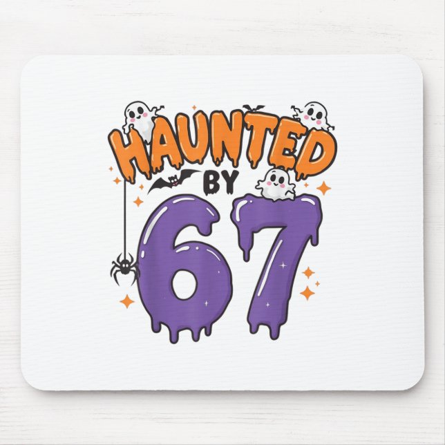 Heimgesucht 67 Meme Six Seven 6-7 Lustiger Interne Mousepad (Vorne)