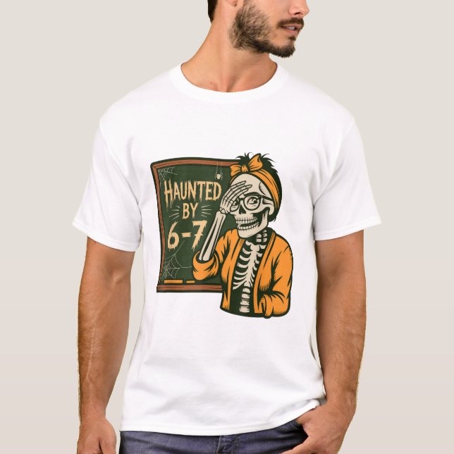 Heimgesucht 67 Meme Six Seven 6-7 Lustiger Interne T-Shirt (Vorderseite)