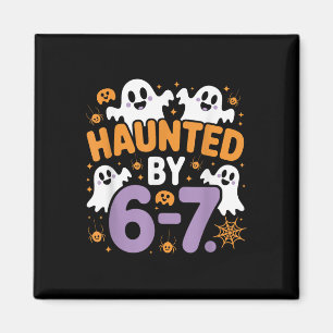 Heimgesuchte Sechs Sieben 6 7 Meme 67 Skeletthand  Magnet