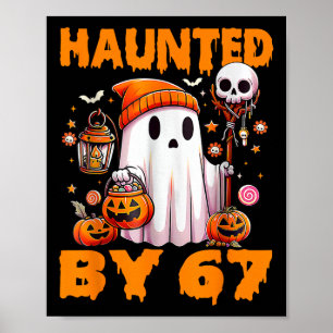 Heimgesuchte Sechs Sieben 6 7 Meme 67 Skeletthand Poster