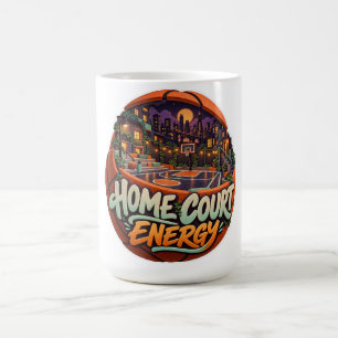 Heimische Basketball-Energie Stadt Kaffeetasse