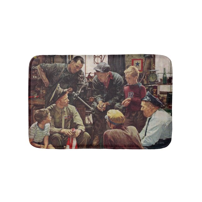 Heimische Marine Badematte (Vorderseite)