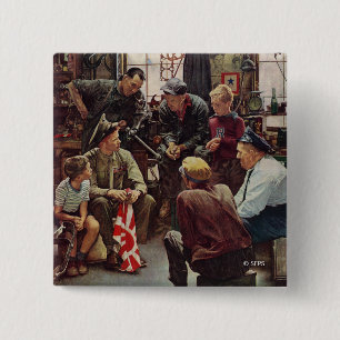 Heimische Marine Button