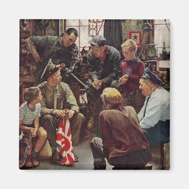 Heimische Marine Magnet (Vorne)