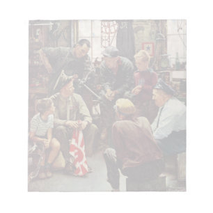 Heimische Marine Notizblock