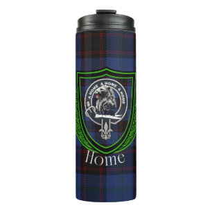 Heimischer Schottischer Clan-Tartan- und Wappen-Wä Thermosbecher
