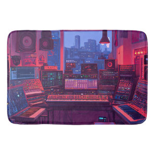Heimisches Musikstudio Badematte
