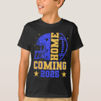Heimkehr 2025 Hoco Football Mama Mädchen Blau Gold