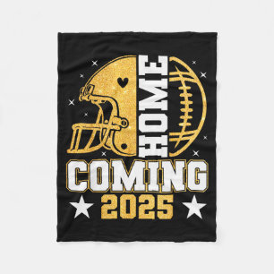 Heimkehr 2025 Hoco Football-Mutter Mama Mädchen Fo Fleecedecke
