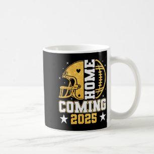 Heimkehr 2025 Hoco Football-Mutter Mama Mädchen Fo Kaffeetasse