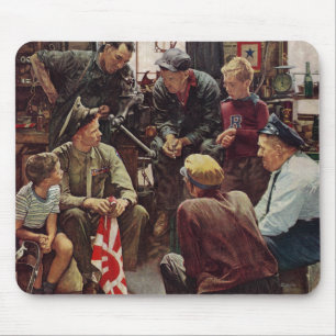 Heimkehr-Marinesoldat Mousepad