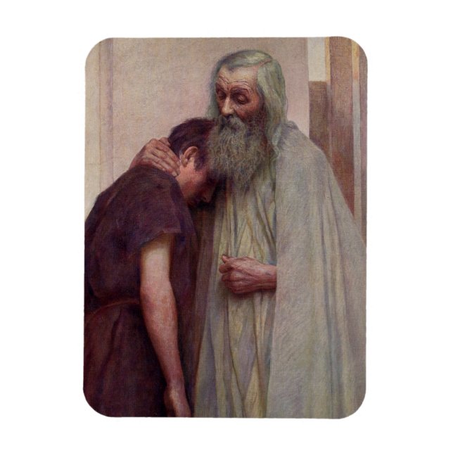Heimkehr (Vater und Sohn) Magnet (Vertikal)