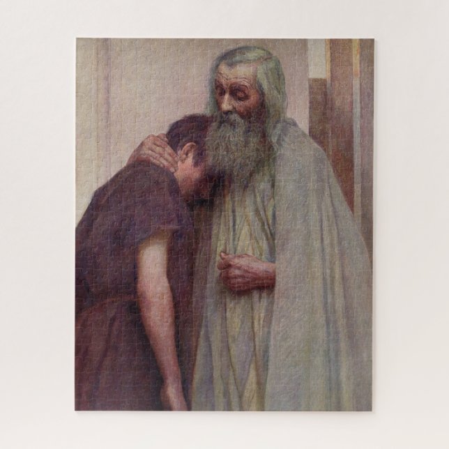 Heimkehr (Vater und Sohn) Puzzle (Vertikal)