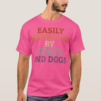 Heimtiere Hunde Ziegen, die von Hundsziegen leicht T-Shirt