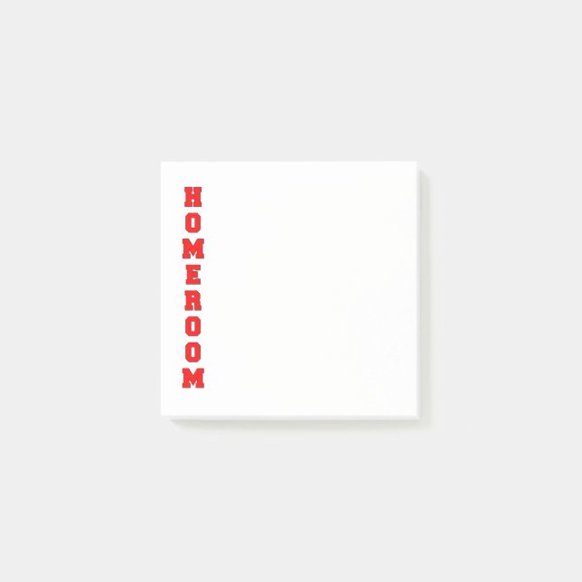 Heimunterkunft Post-it Klebezettel (Vorderseite)