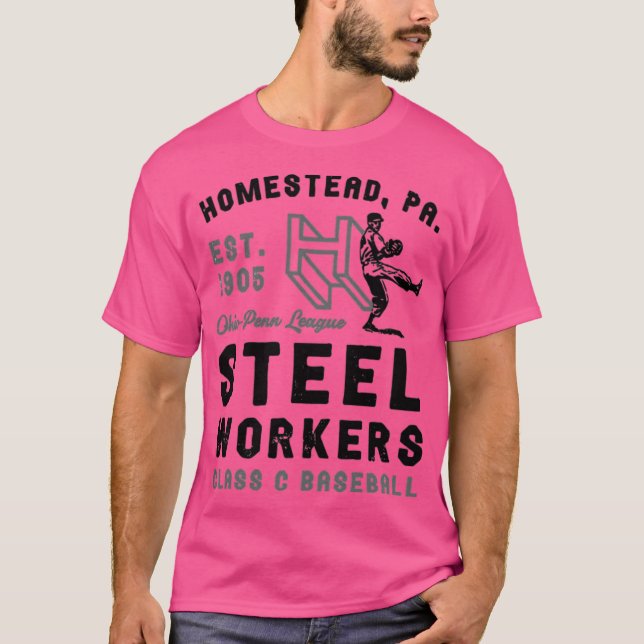 Heimwerker aus Stahl - Pennsylvania - Vintag D T-Shirt (Vorderseite)