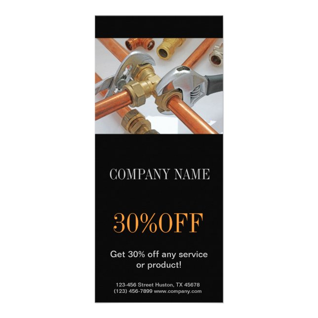 Heimwerker-Bauklempnerarbeit bearbeitet Klempner Werbekarte (Vorne)