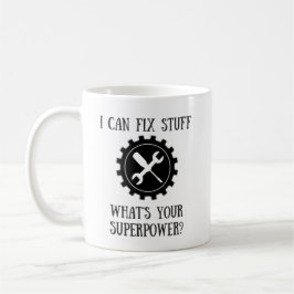 Heimwerker-Verlegenheits-Material-Supermacht-Tasse Kaffeetasse